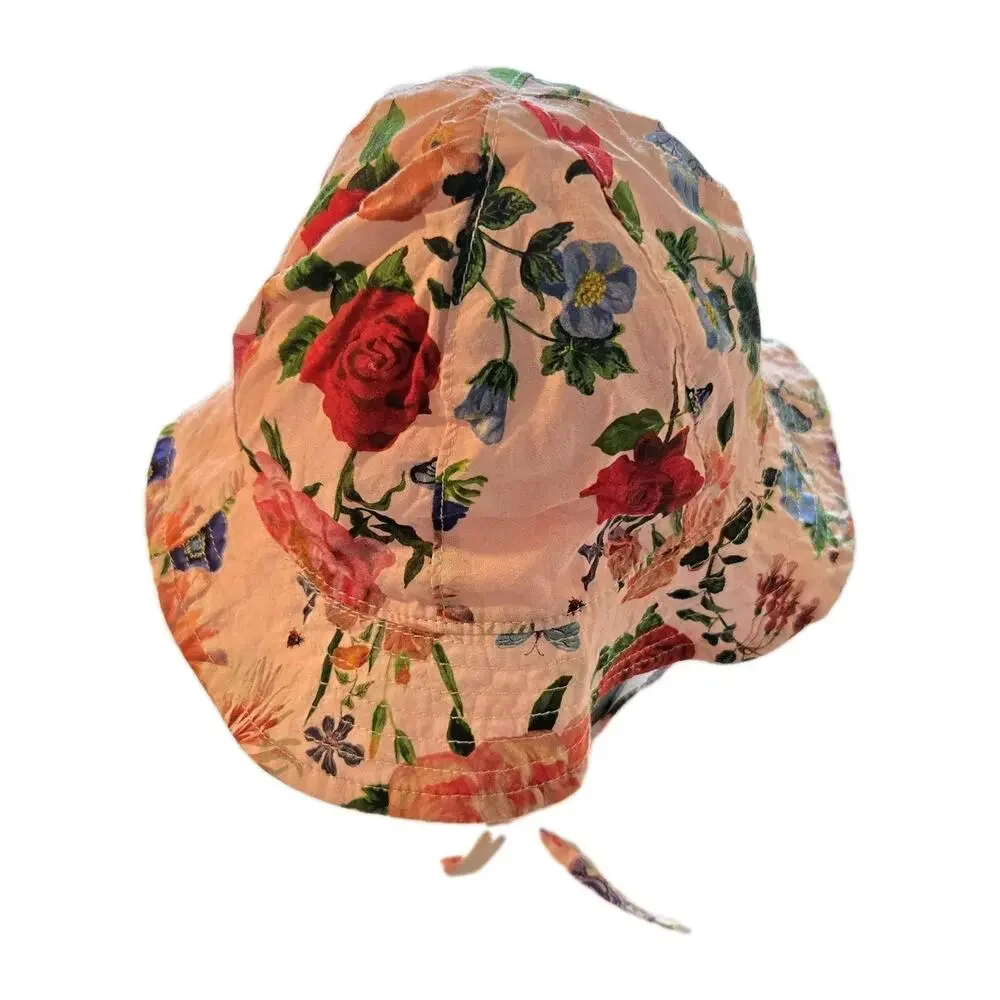 Bucket Hat Bonnet Summer Sun Hat‎ Beach Baby Girl H&M x Natalie Pete 4-6 Months